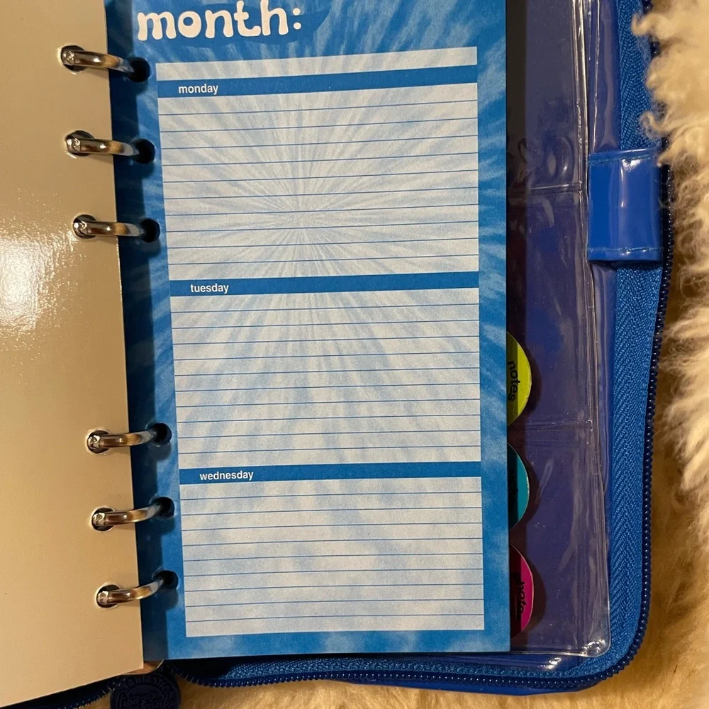 Lisa Frank blue planner/agenda - Picture 5 of 7